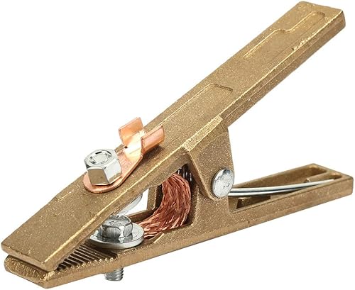 Fafeicy Abrazadera de tierra de la soldadura de tierra de la forma de latón para la máquina de soldar (300A)