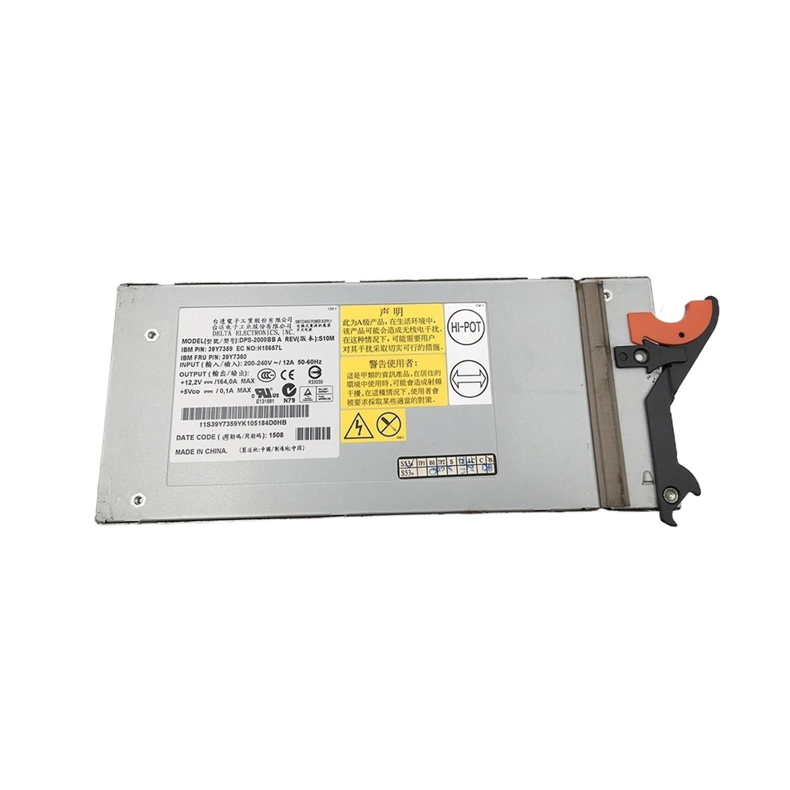 JJKKOZVQF Power Supply 4506 8677 HS20 HS21 74P4452 74P4453 39Y7351 39Y7352 39Y7359 39Y7360 2000W DPS-2000BB A