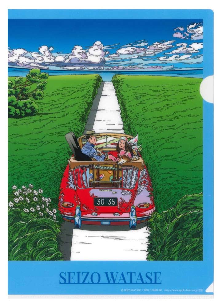 Amazon | わたせせいぞう クリアフォルダー5枚セット 「車