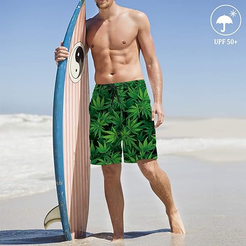 Miniatura 7 de Men's Swim Trunks Quick Dry 3D Printed Beach Board Shorts with Pockets Cool Mesh Lining Bathing Suits