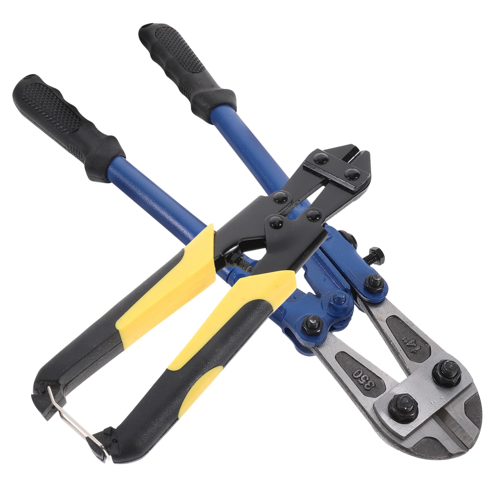 Cortador de Pernos 2 Piezas 8 y 14 Pulgadas de Acero | Mango Ergonómico de Goma, Diseño Pesado para Varilla y Chapa, Juego Manual de Dos Unidades