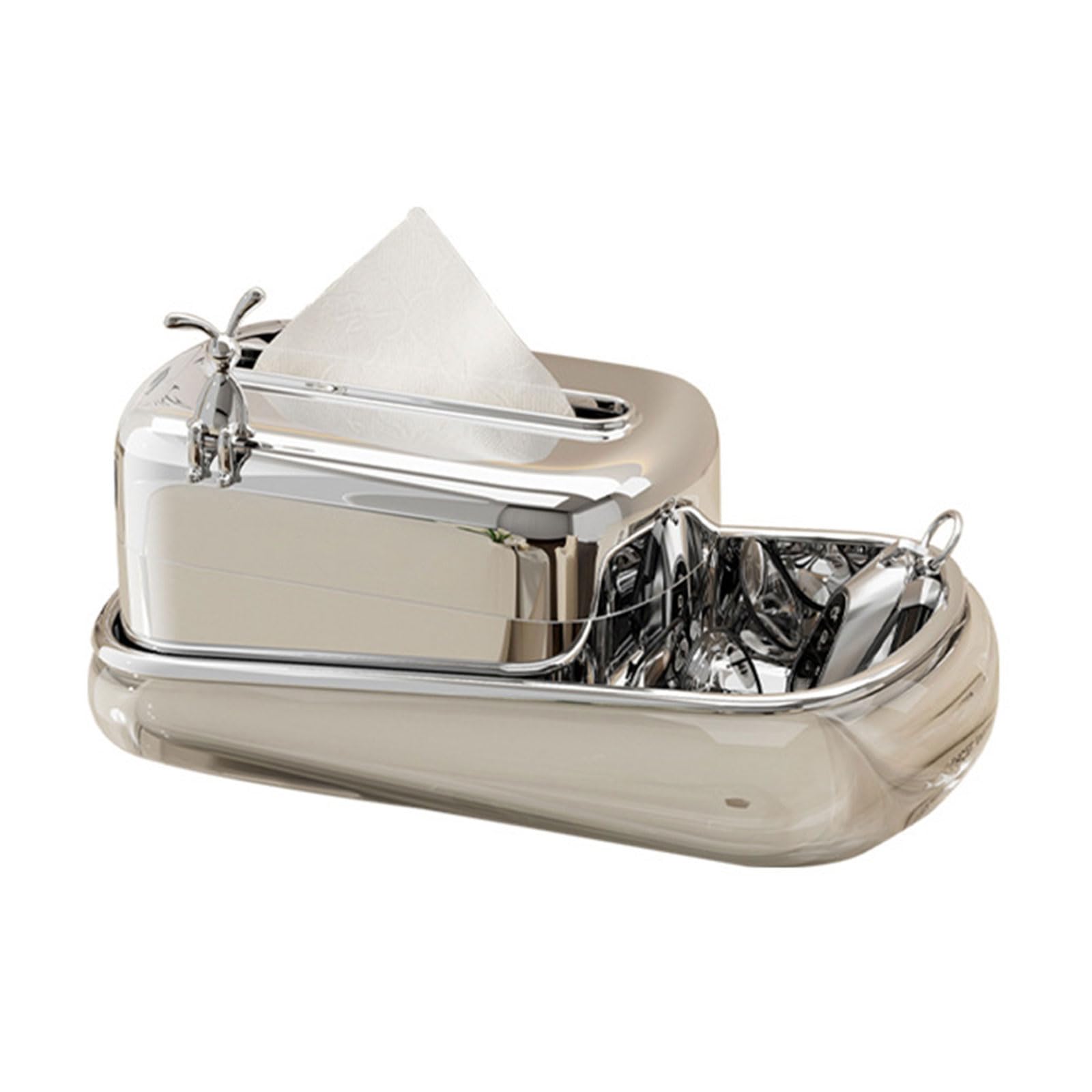 Functional and Tissue Box Cover Contemporary Decorative Tissue Dispenser Sophisticated Box Container Storage Case