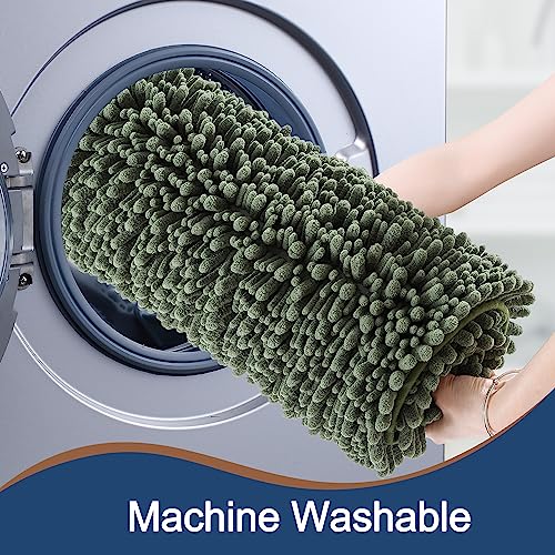 Tapis de bain antidérapant FLOLEOPA lavage en machine grand format