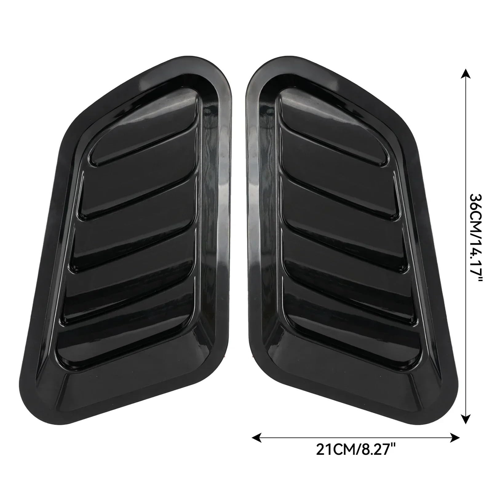 Dekoracyjne wloty powietrza Pasuje do Suzuki Swift 2005-2013 przednia maska ​​boczny odpowietrznik wlotowy dekoracyjna naklejka wykończeniowa(Carbon Fiber Look)
