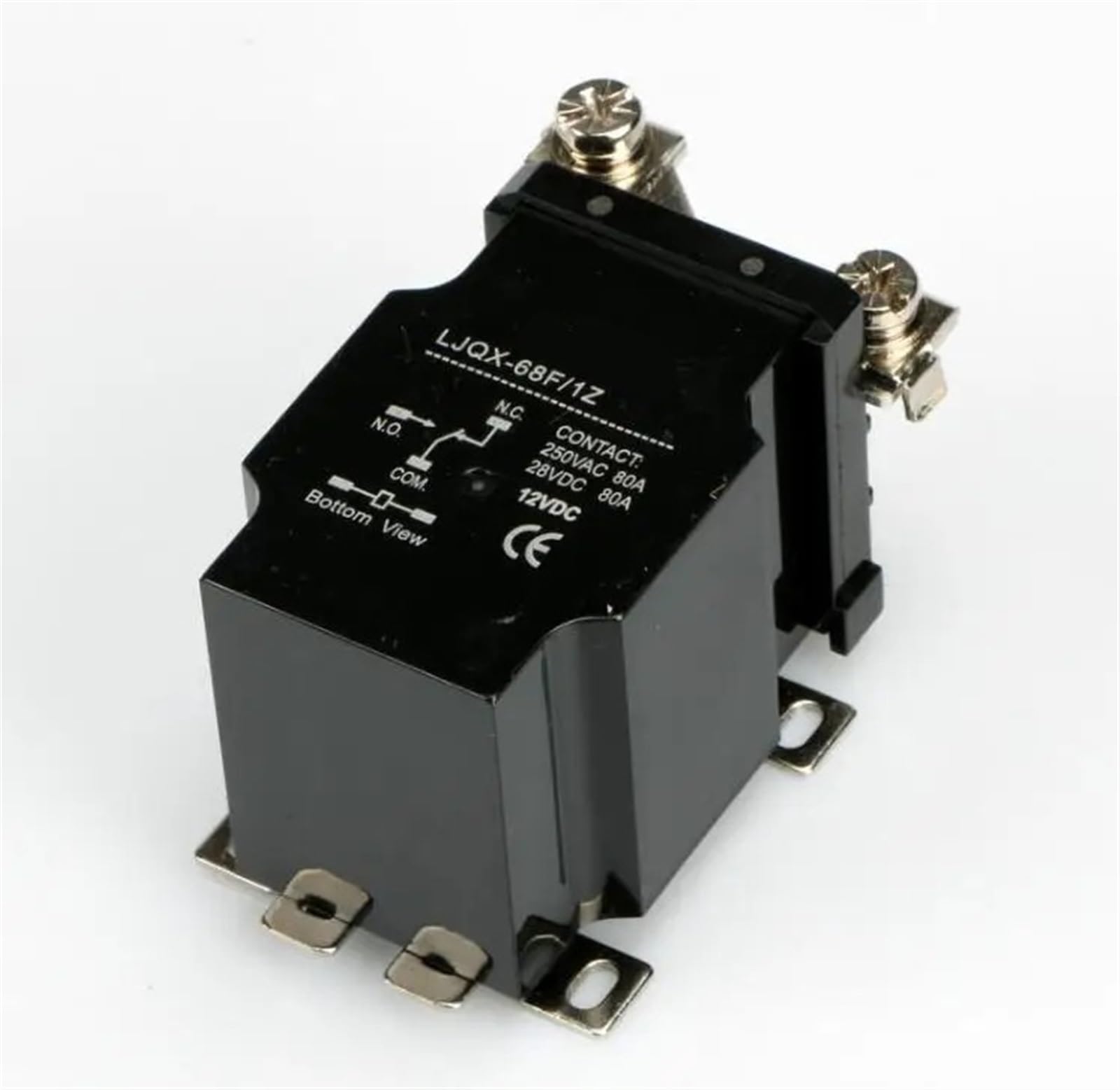 Relé electromagnético JQX-68F 1Z 80A DC24V de alta potencia para control de circuitos 4