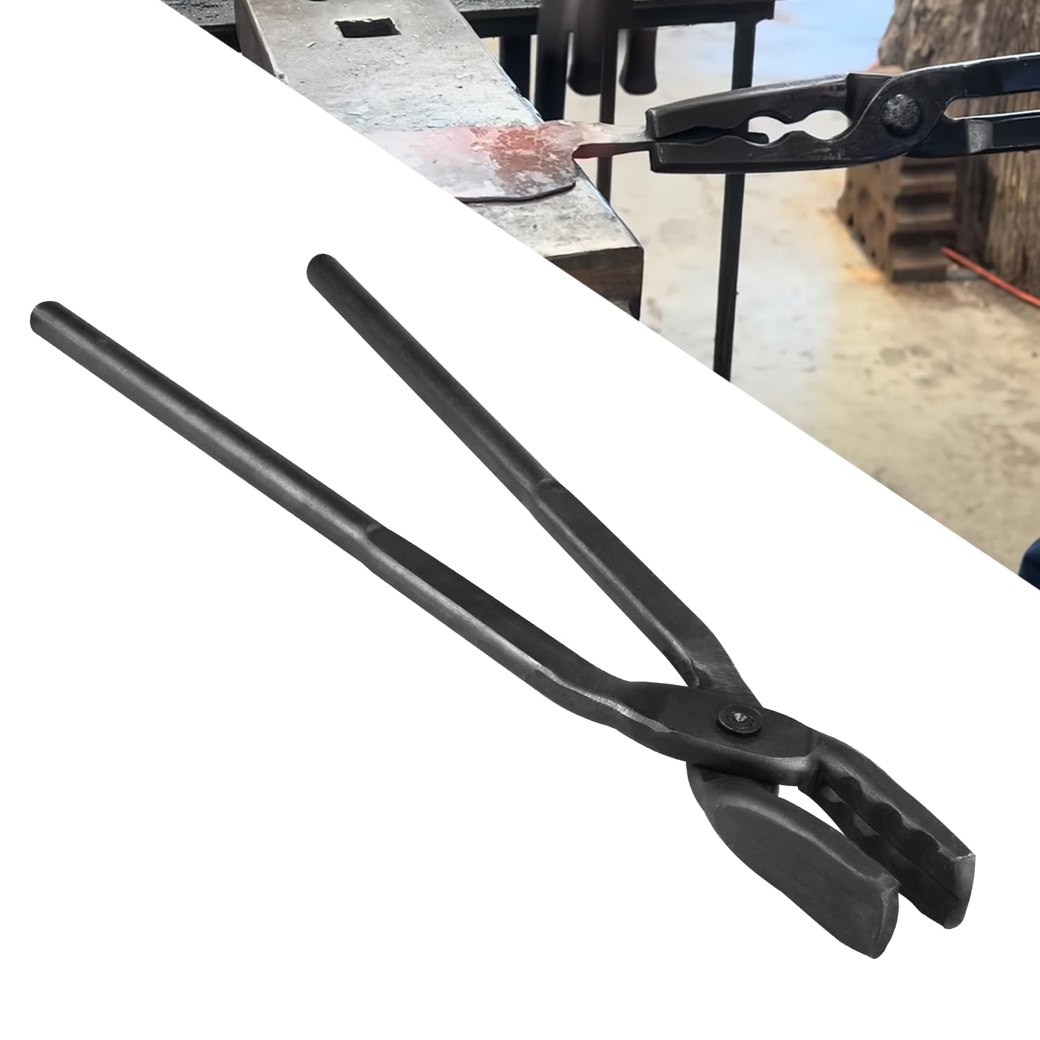 Pince à Mâchoire De Loup Pour Forgeron - 38,1 Cm (15") - Outil Essentiel En Acier Robuste Pour Débutants Et Pros