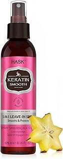 HASK Glättendes 5-in-1 Leave-in-Conditioner-Spray mit Keratin – für alle Haartypen, tierversuchsfrei, farbsicher, glutenfr...