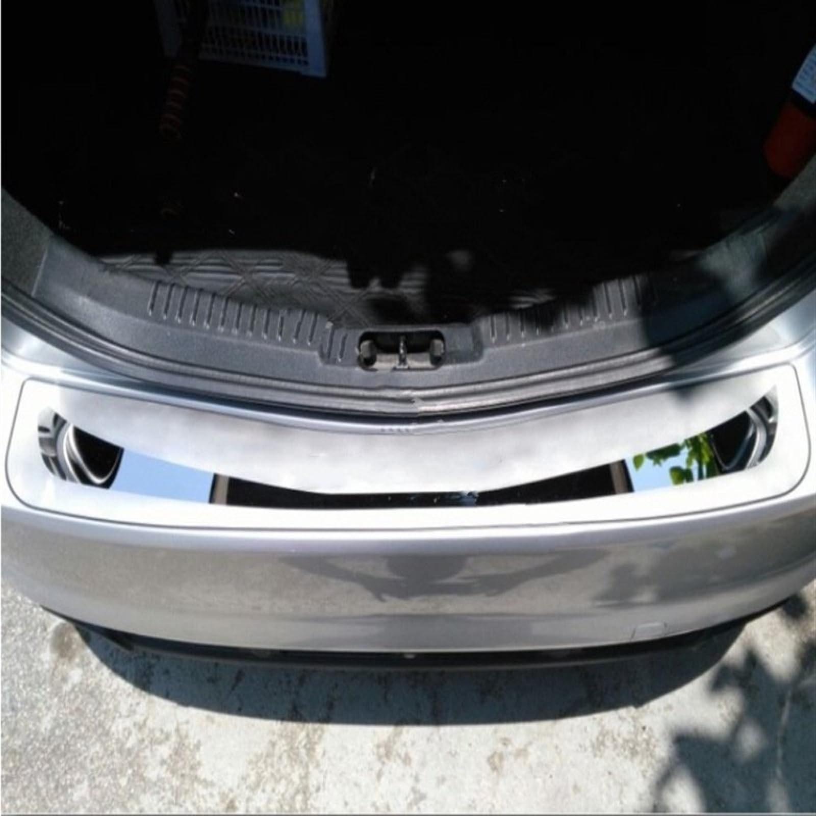 Per Ford per Mondeo 2007-2012 Protezione paraurti posteriore in acciaio inossidabile per auto, adesivi per battitacco e soglia del bagagliaio