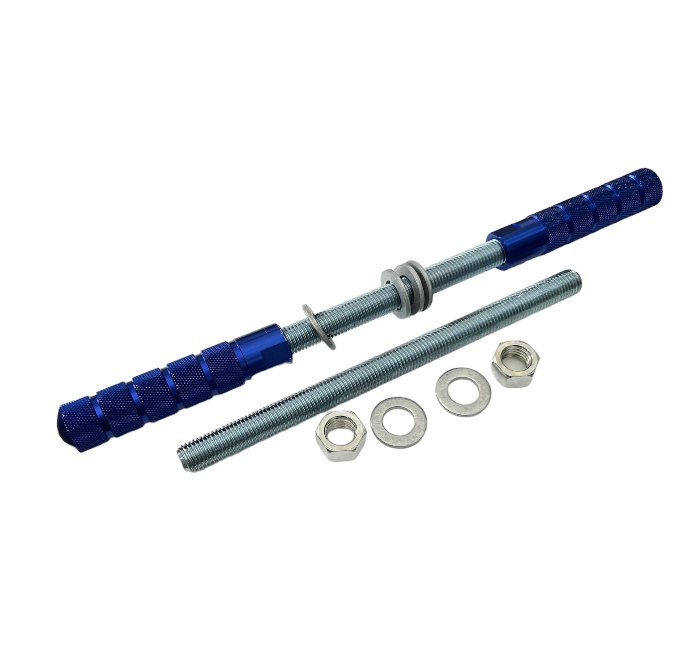 Staffe Pedane Barre Appoggia Poggia Piedi Doppia Barra Blu per Ciclomotore Ciao Si Bravo Boxer Varie Applicazioni