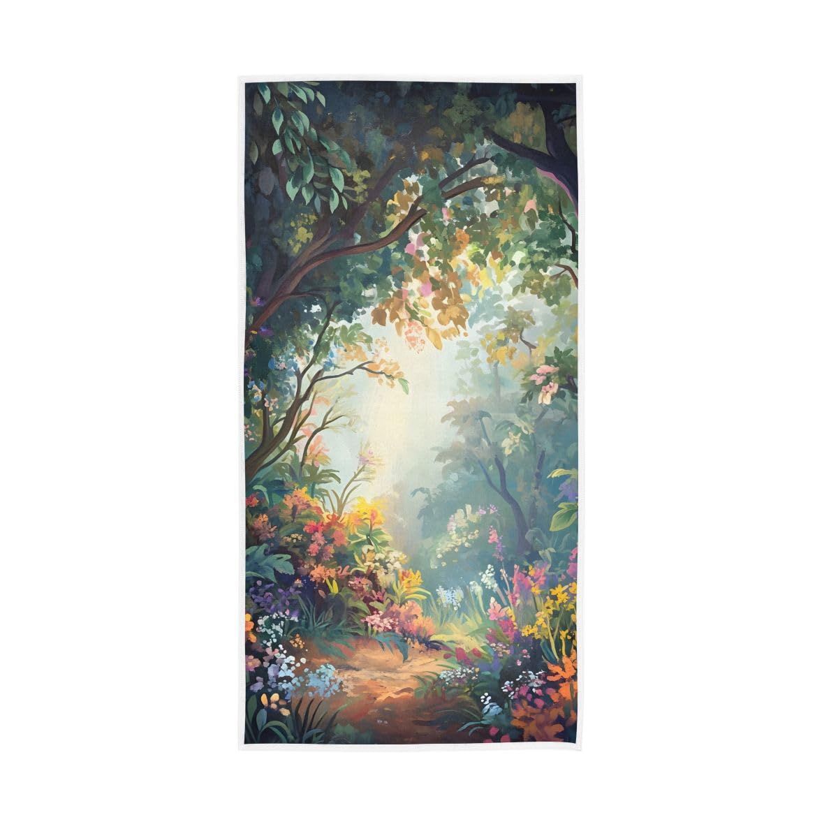 HUYGD Spring Plants Hand Towels Soft Washcloths Shower Towels 15 x 30 Inch