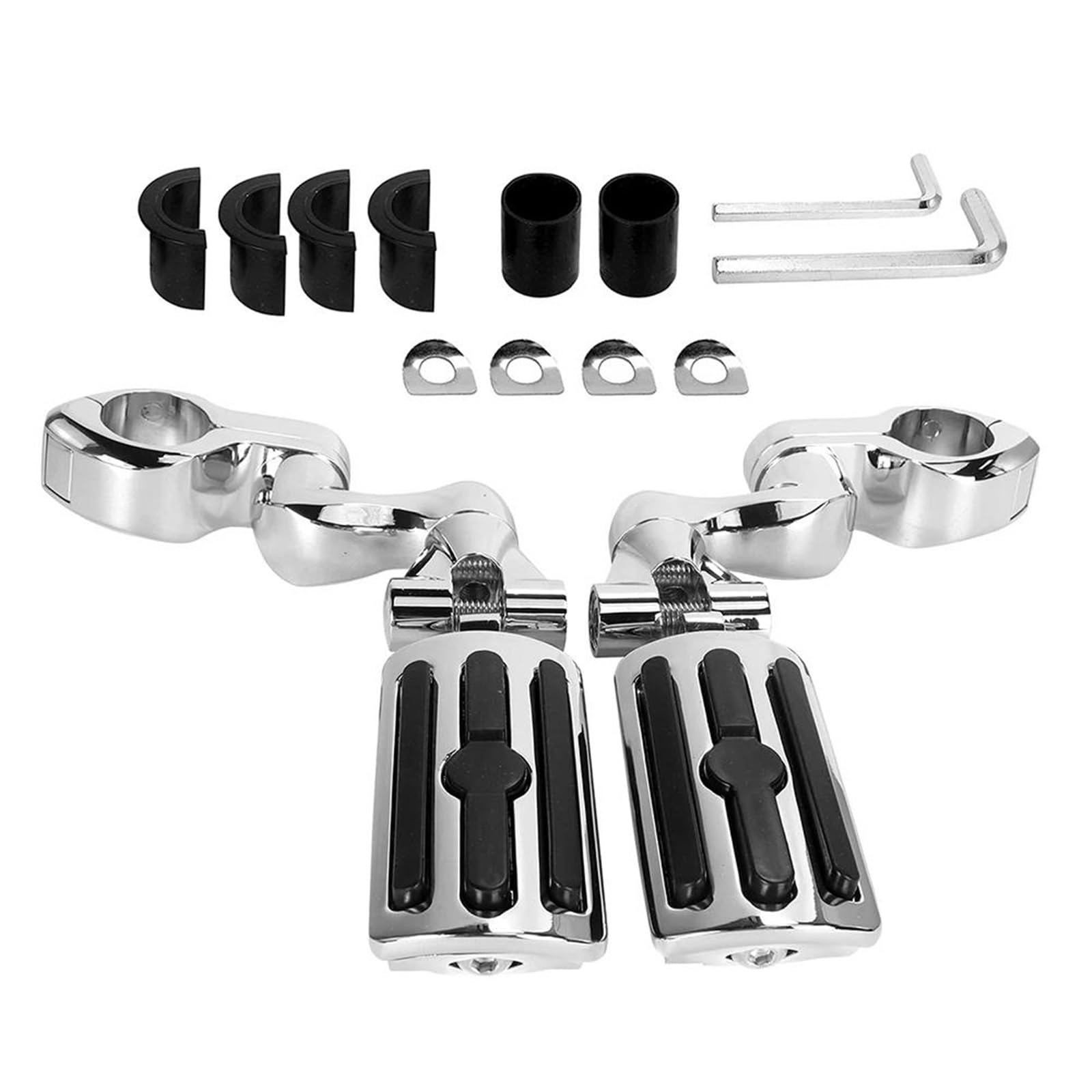 Repose-pieds de moto en aluminium pour soulager les jambes sur Harley Touring et Road King