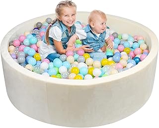 Foam Ball Pit for Toddlers - CALEPTONG 47.2