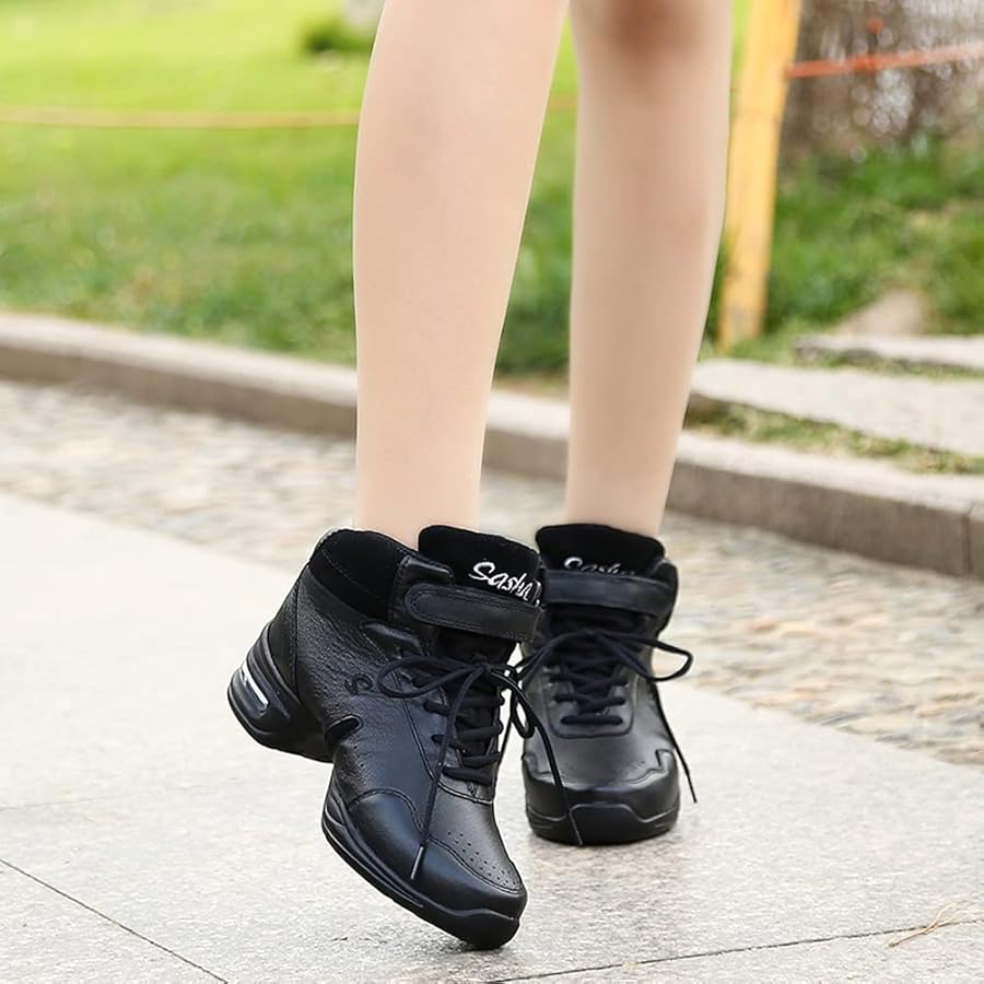 Amazon.com | AOQUNFS Women's Jazz Dance Sneakers Lace-up