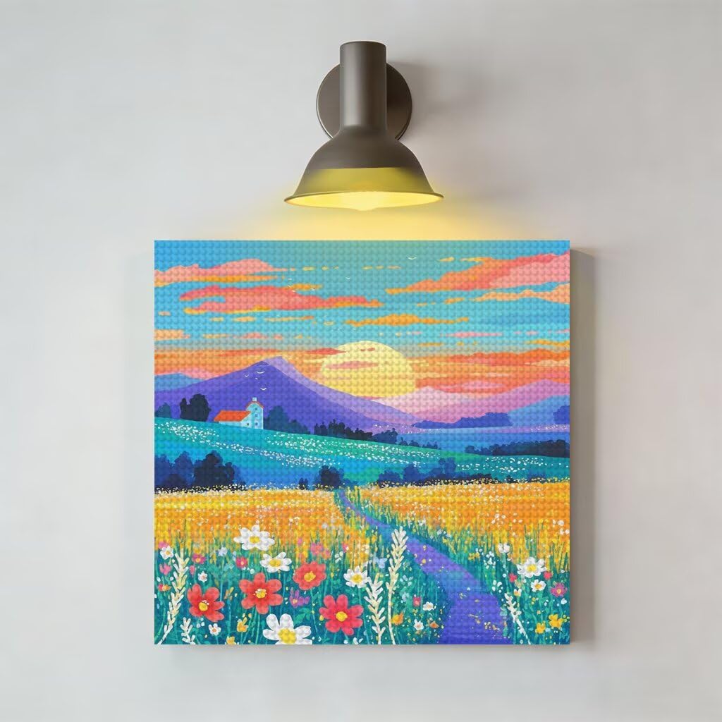 Diament Malarstwo Kwiat Ścieg Krzyżowy Pełny Zestaw 60x80 cm, Diamentowe Malarstwo 5D Diamentowe Rysunki Rzemiosło Dorośli Ścieg Krzyżowy DIY Diamentowa Sztuka Do Domu Dekoracja Ścienna Iceberg s0381