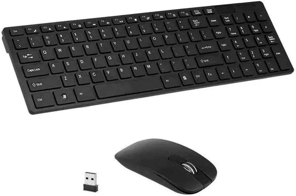 Kit Teclado E Mouse Sem Fio Confortável Ótimo Para Home Office Computador Pc Notebook Português Abnt 2 Usb