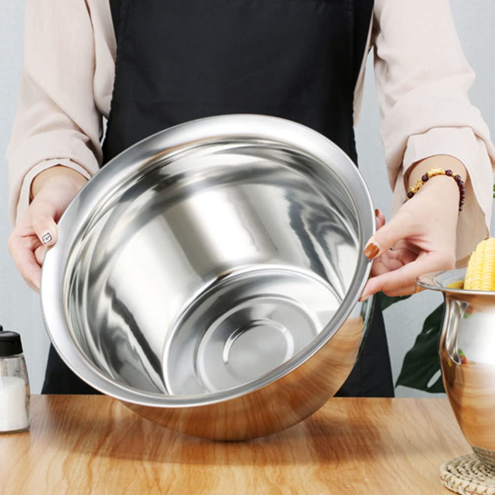 HEMOTON 1pieza Bol De De Acero Inoxidable Multifuncional Para Cocina Para Condimentos y Snacks Fácil De Limpiar y Usar