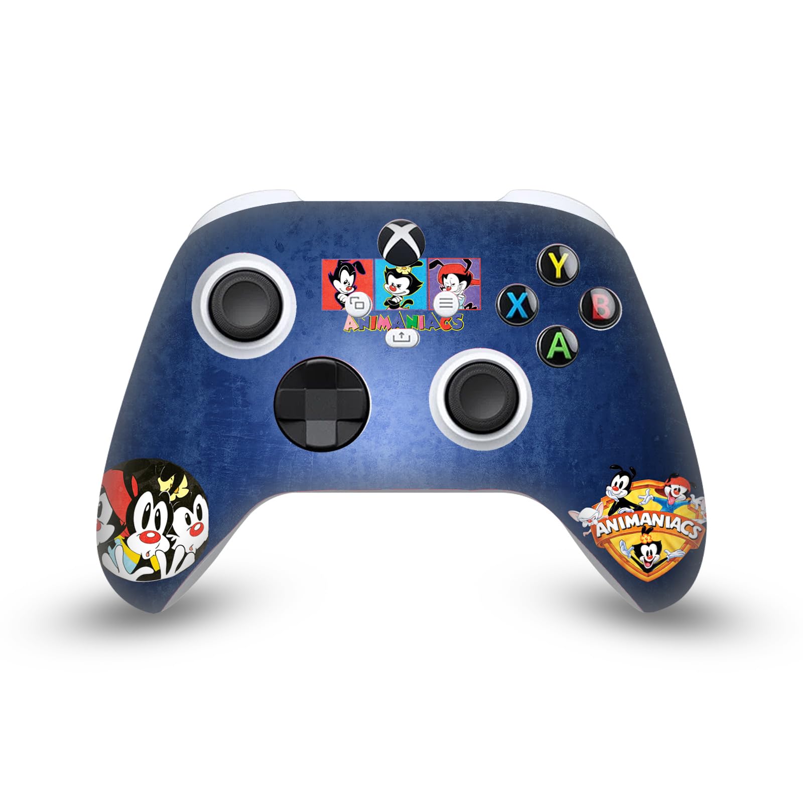 Head Case Designs Sous Licence Officielle Animaniacs Logo Art Graphique Enveloppement De Console De Jeu Et Skins Pour Manette De Jeu Ensemble compatible avec Xbox Series S Console & Controller Bundle