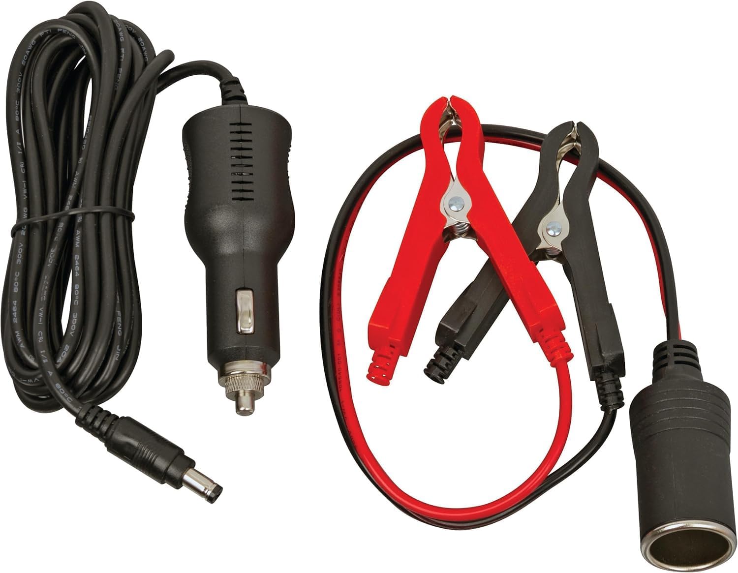 Bundle of Scepter Flo 'N Go 14 Gallon, Portable Gas Caddy with Fill-Rite Transfer Pump Diesel Only, Yellow + Scepter DC Power Cord Accessory 14 Gallon Powered Fueling Stmation Gas Caddy (PFSDC1E)