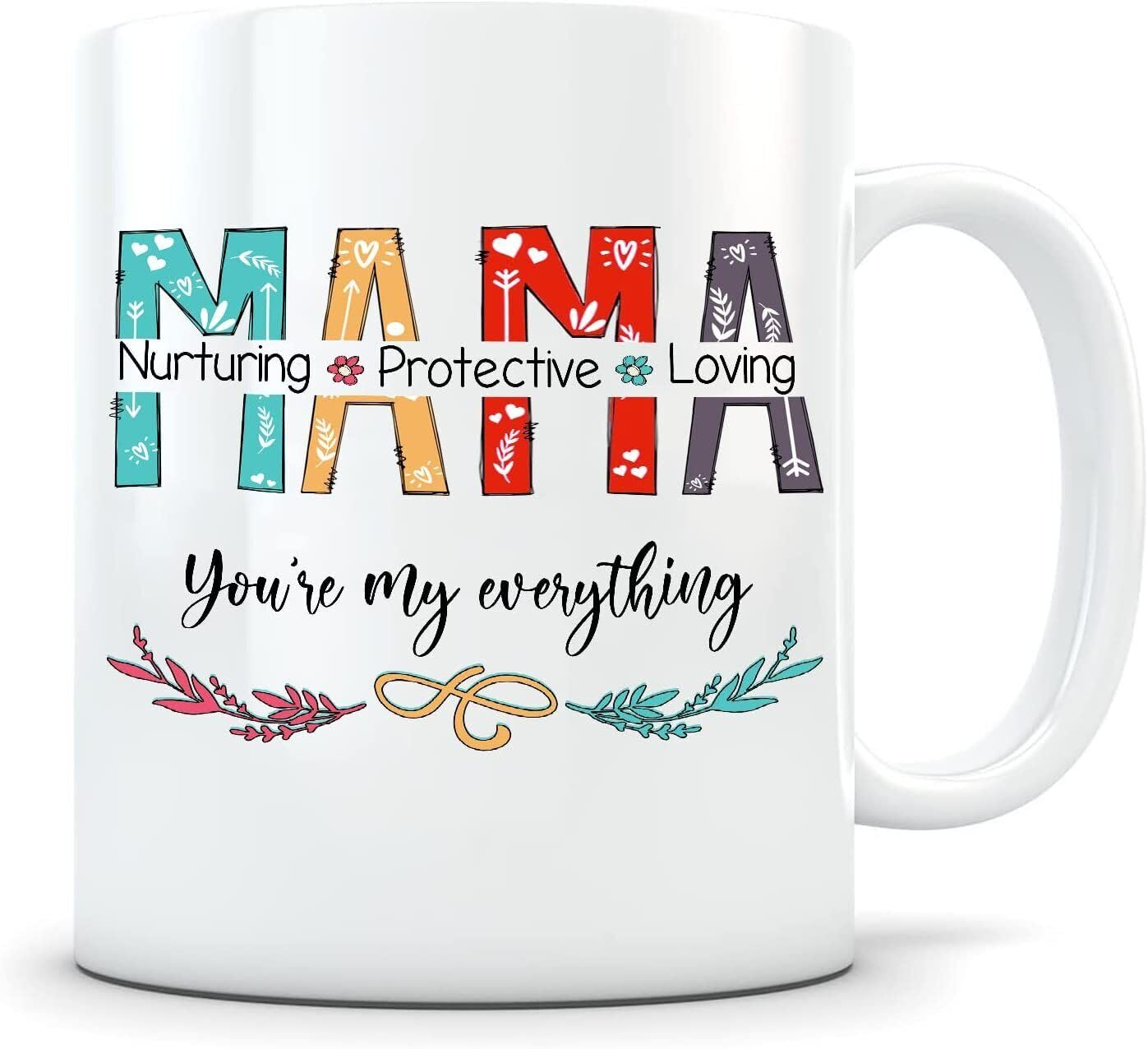 KALIDHAR Gifts for Mama Mama Mug Mama Cup Gift Idea for Mom Gifts for Mom Women Coffee Mu