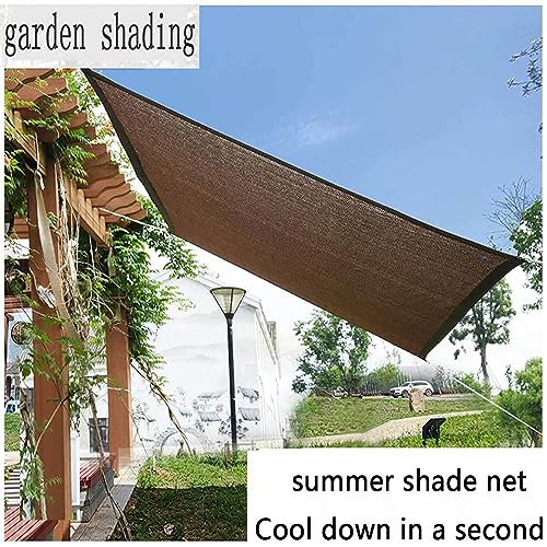 Toldo rectangular de 3x5 m marrón para proteger el coche y el jardín 3