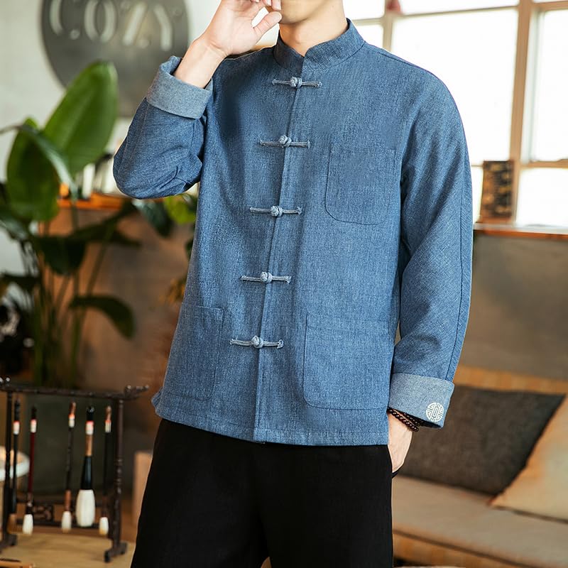 Xingfenly Japanese Embroidered Jacket Top Casual Denim Embroidery Large Size 5