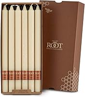 Vista 31 de Root Candles Velas de cena sin perfume Smooth Collenette de 7 pulgadas, caja de 4, Butterscotch