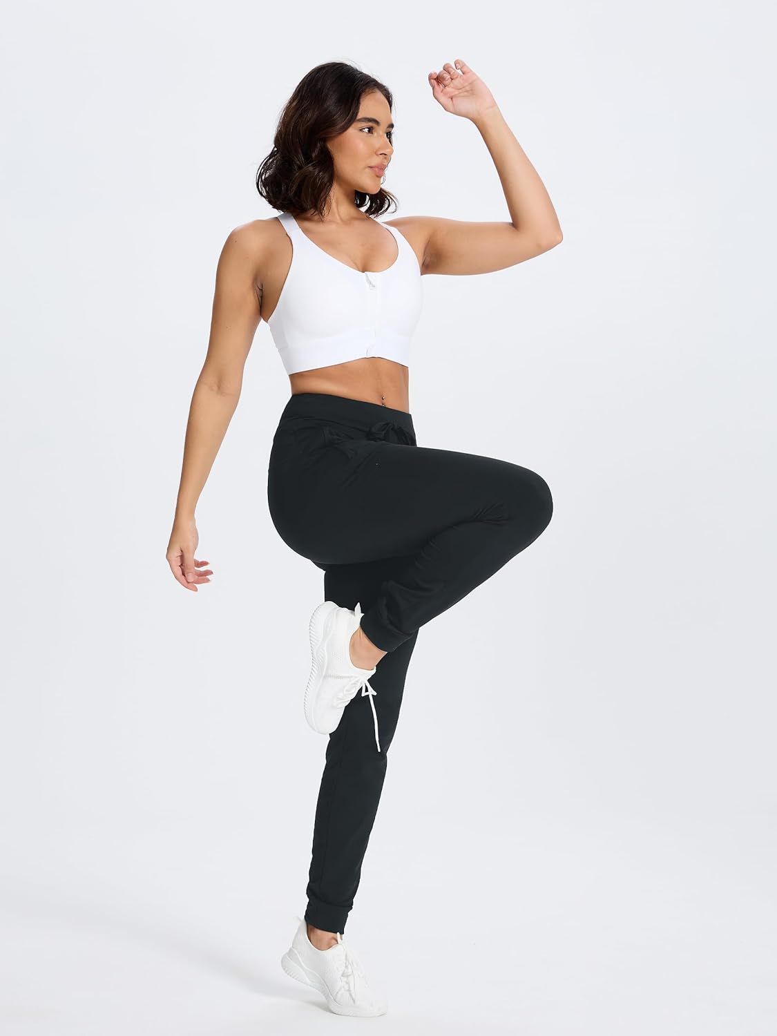 SEVEGO Women 30"/32"/34"/36"/38" Tall Inseam Fleece Lined Joggers Water Resistant Hiking Pants with Zipper Pockets - Image 8