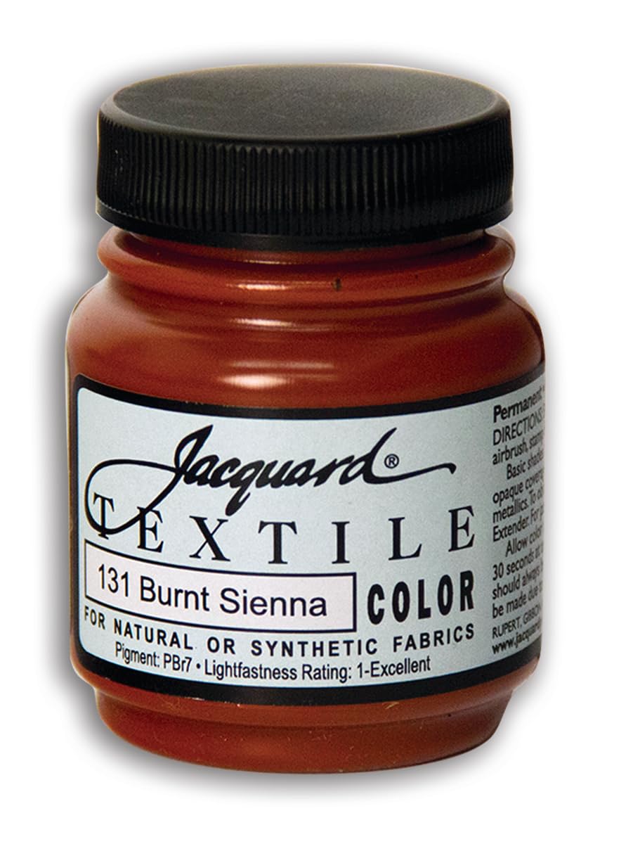 Jacquard Products Browntsienna-Textile Color Paint, Acrylic, Multicolour