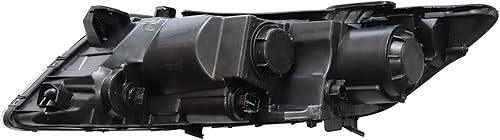 Miniatura 2 de Para 2011 2012 2013Kia Optima Conjunto de faros delanteros delanteros izquierdo derecho reemplazo carcasa negra lente transparente (R)