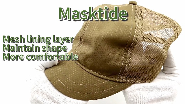 Gorra de béisbol con visera corta de malla miniatura 7