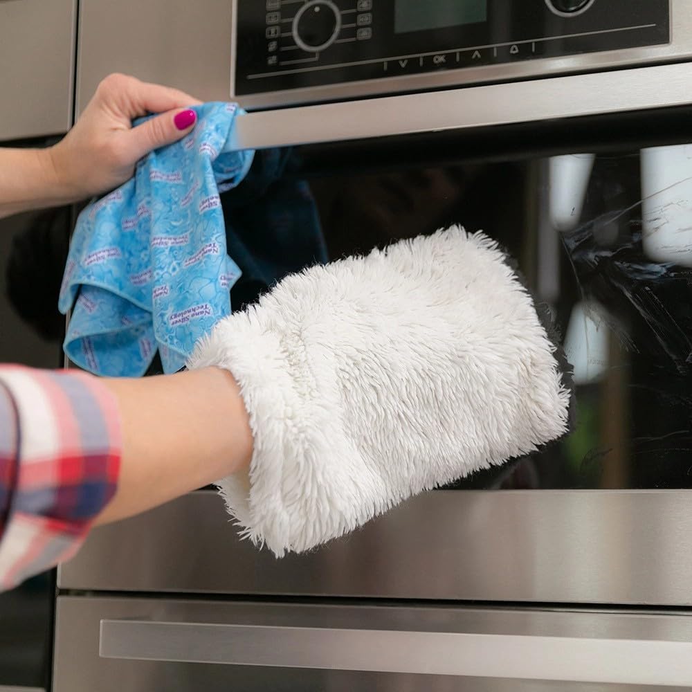 Mini set di pulizia – pulizia ecologica solo con acqua – Set in microfibra premium per cucina e casa