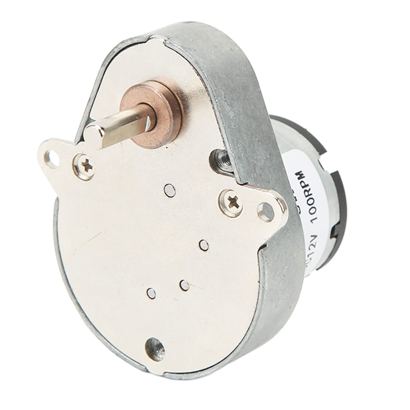 Moteur à Engrenage DC 100RPM 48E520, Réducteur de Vitesse Réversible 12V - Auto - blocage Sécurisé, Moteur CW/CCW Puissant pour Robotique et Automatisation