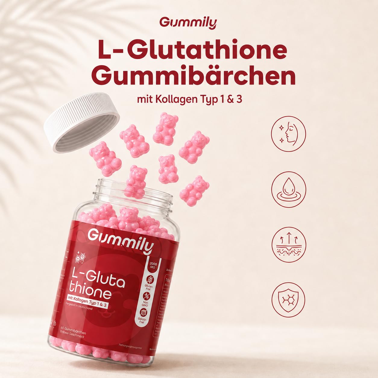 collagen glutathione dosage Collagen+Glutathione Capsules x100 Amazon.com: myni Collagen 5000 (50