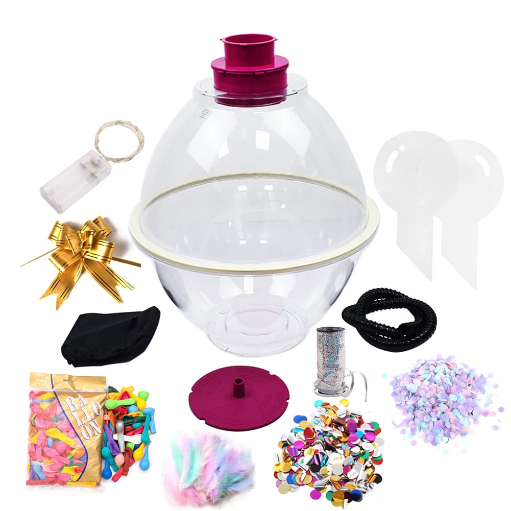 Upgrade Balloon Stuffing Machine 35cm/13.7" Balloon Stuffer Machine Kit, DIY Balloon Stuffer Filler for Birthday Wedding Party