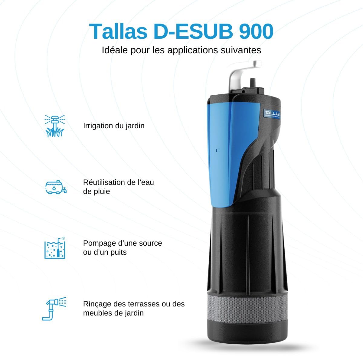Tallas D-ESUB 900 Pompe de puits automatique