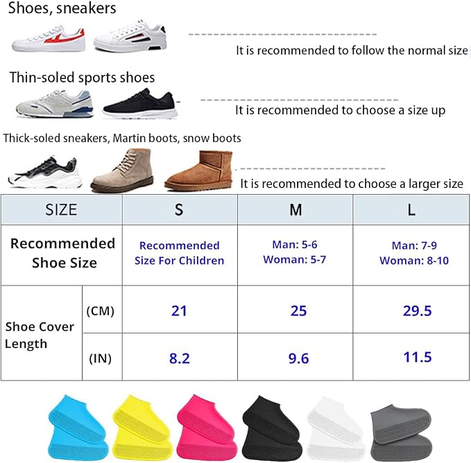 Cubrezapatos antideslizantes impermeables talla L gris miniatura 2