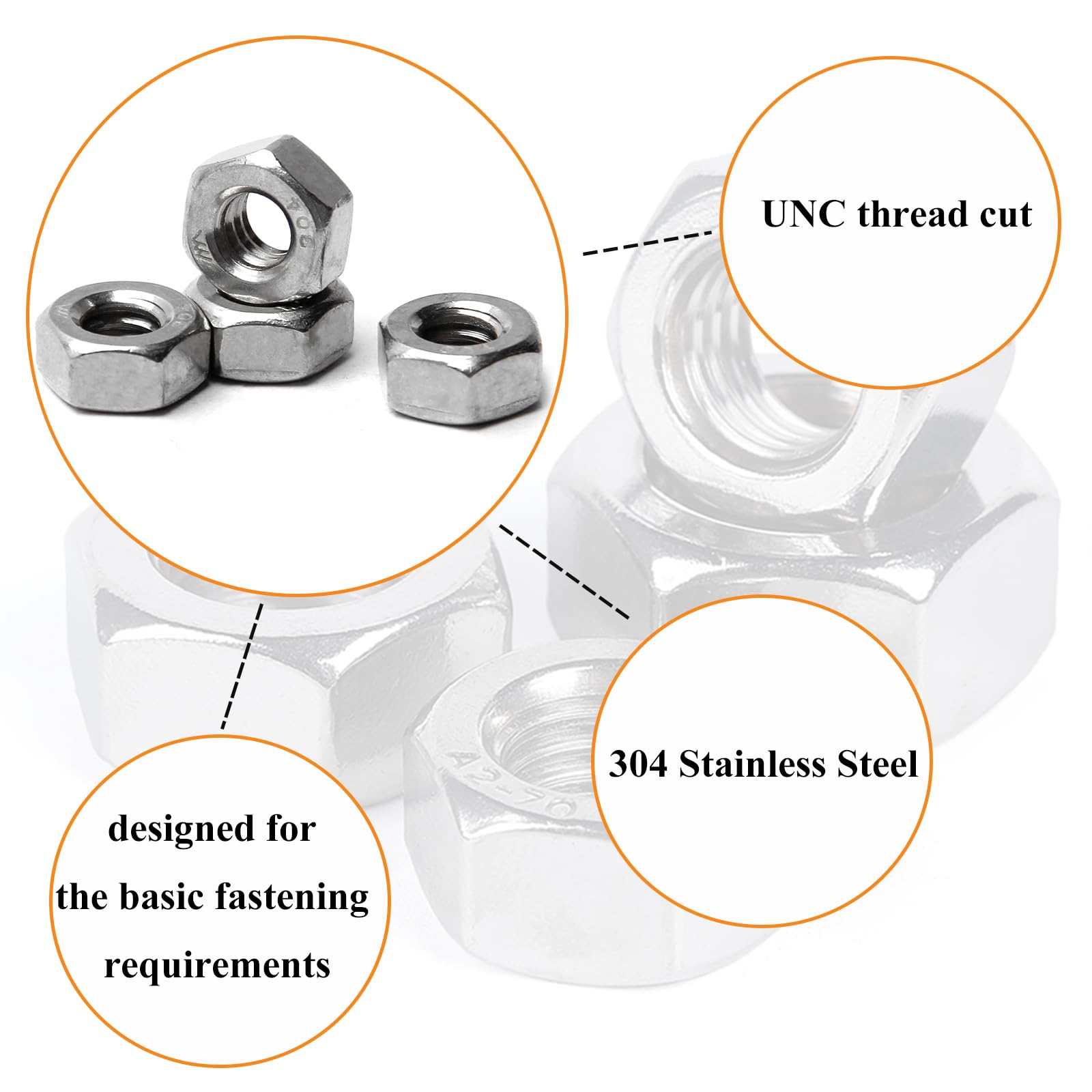 新政　No6 U-type Amazon.com: 50 Spring Type U Nuts #6 Screw Size : Industrial