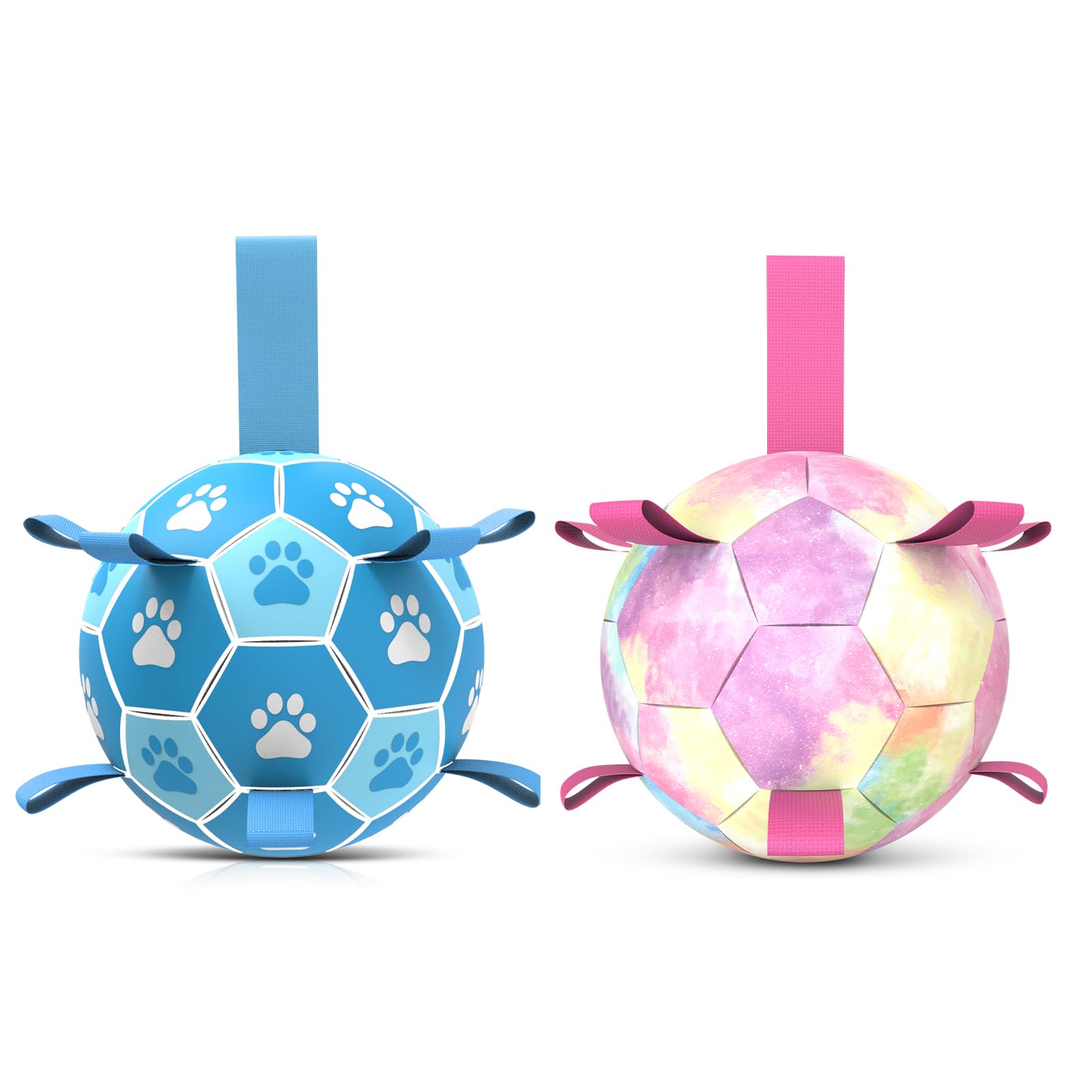 QDAN Bundle with 2 Dog Soccer Ball