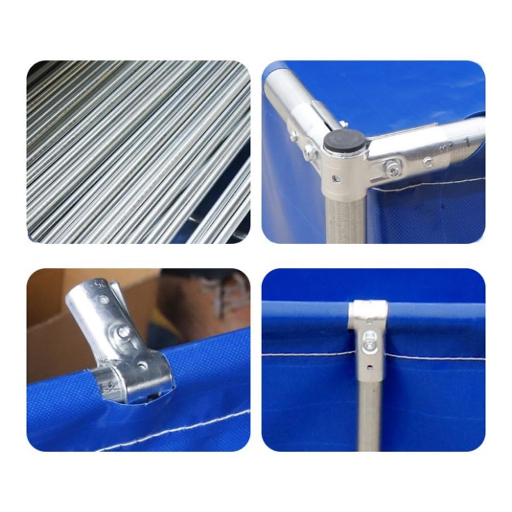 Piscina plegable de tela extra gruesa para uso doméstico, balcón, 300 x 300 x 80 cm, perfecta para relajarse, portátil