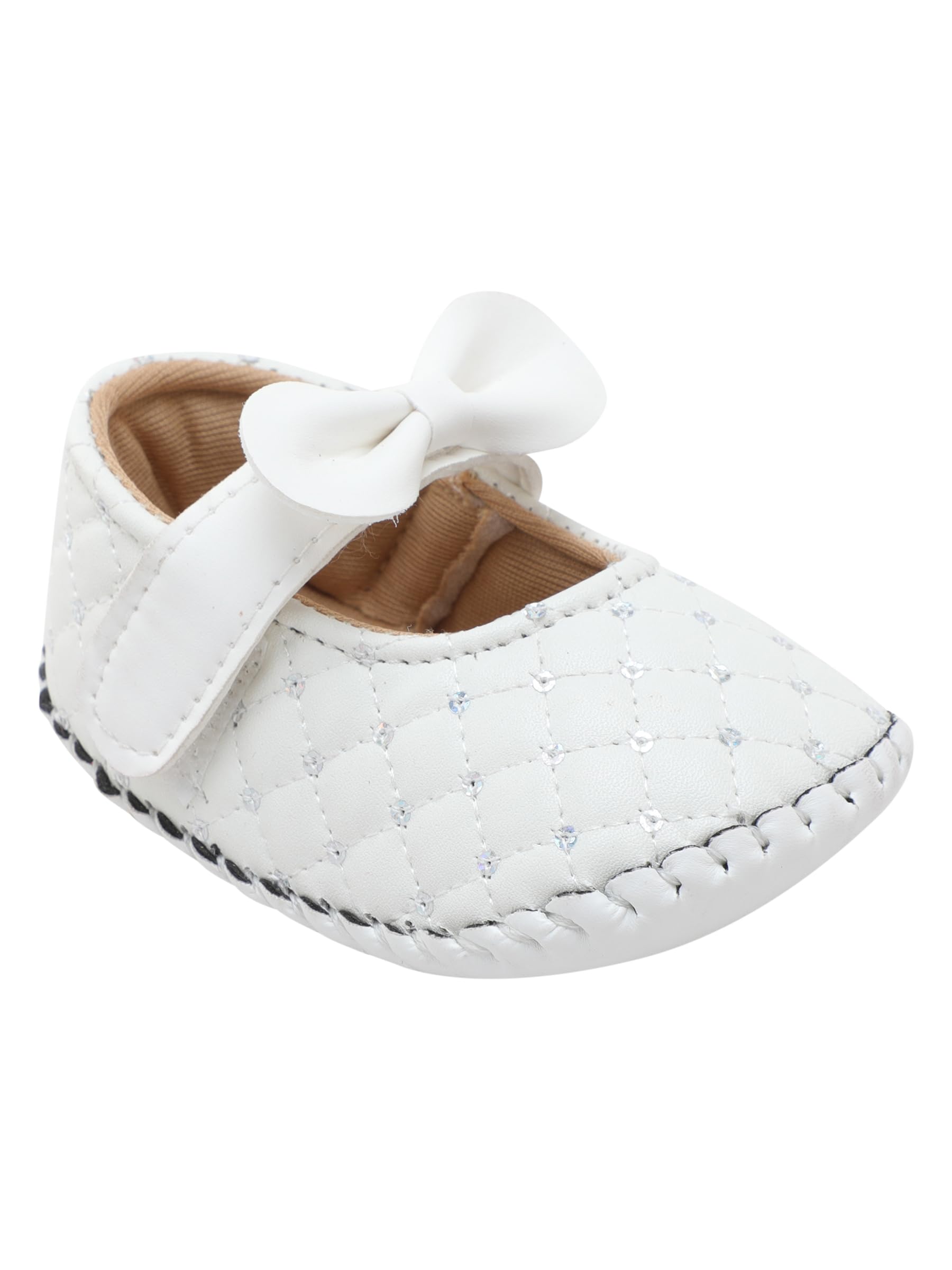 puresole Baby Girl Soft Sole Infant Shoes – Lightweight, Comfortable Crib Shoes for Toddlers | Non-Slip First Walker Shoes with Secure Fit for Crawling, Cruising & Early Walking (6–12 Months)-picture-0