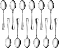 Vista 1 de New Star Foodservice 58208 Slimline Pattern, acero inoxidable 18/0, cuchara de servir, 8.4 pulgadas, juego de 12