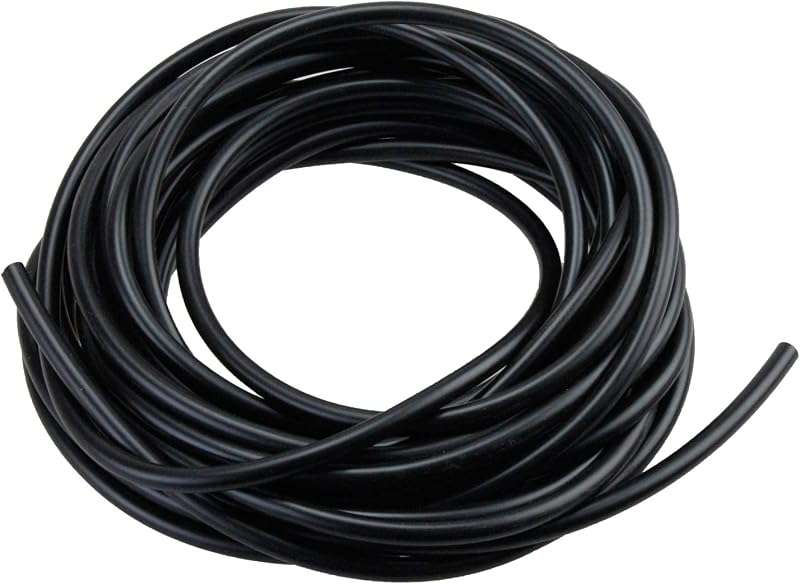 Mangueira Preta para Bomba de Ar de Aquário AQUANEAT, Tubo Flexível de PVC 3/16" com 7,62 m