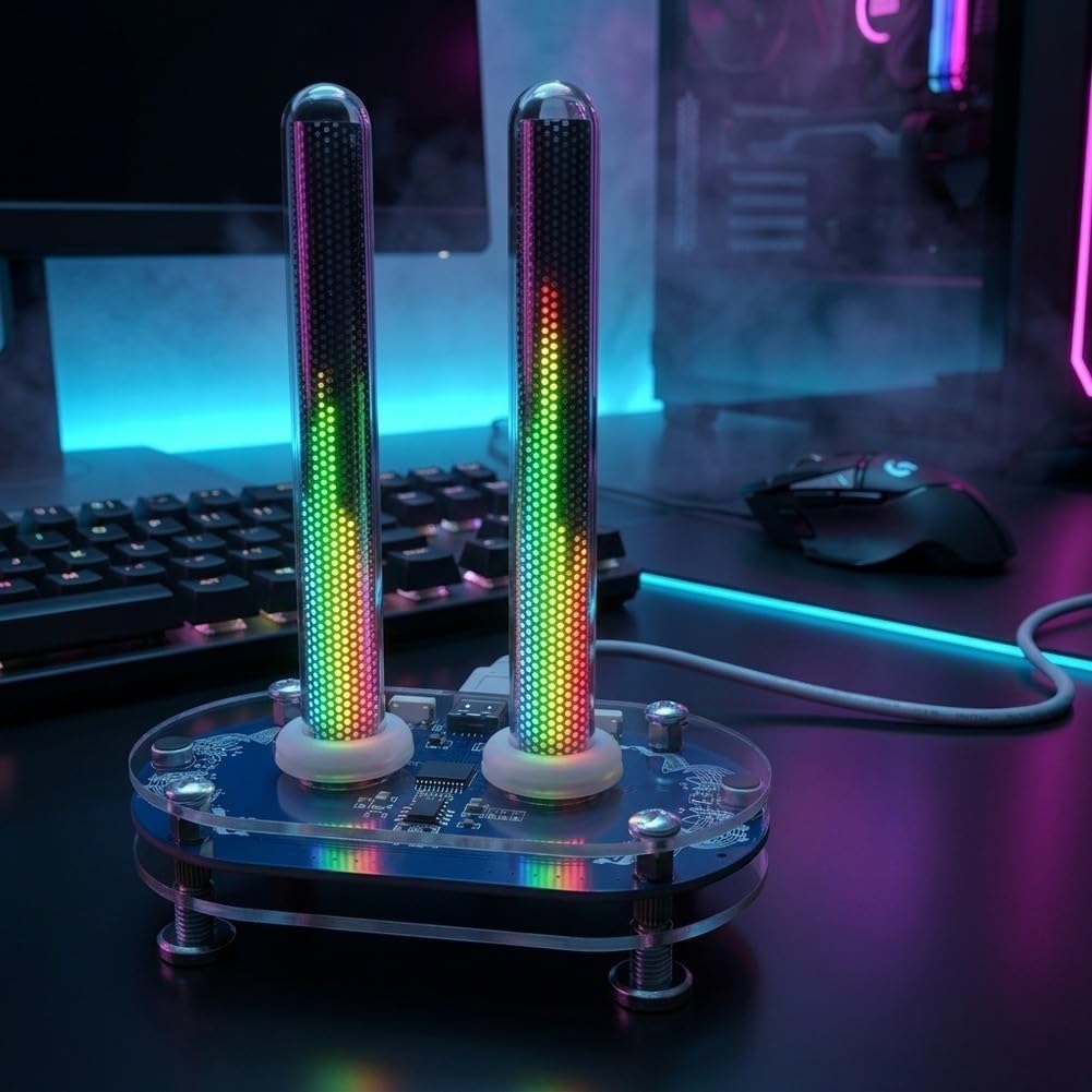 Barre lumineuse RVB à double canal pour visualiseur de musique