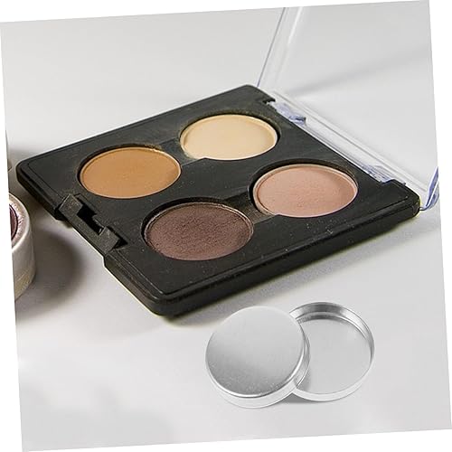 10Pcs Small Empty Eyeshadow Pans for DIY Makeup Lightweight Makeup Powder Sample Containers Eyeshadow Tray for Convenient Storage and Travel