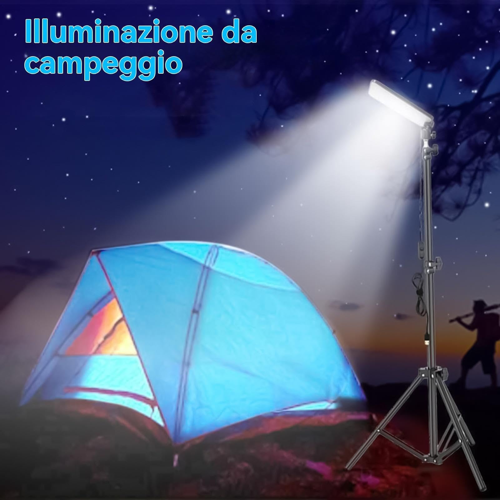 Campinglampe Hohe Helligkeit, Verstellbar