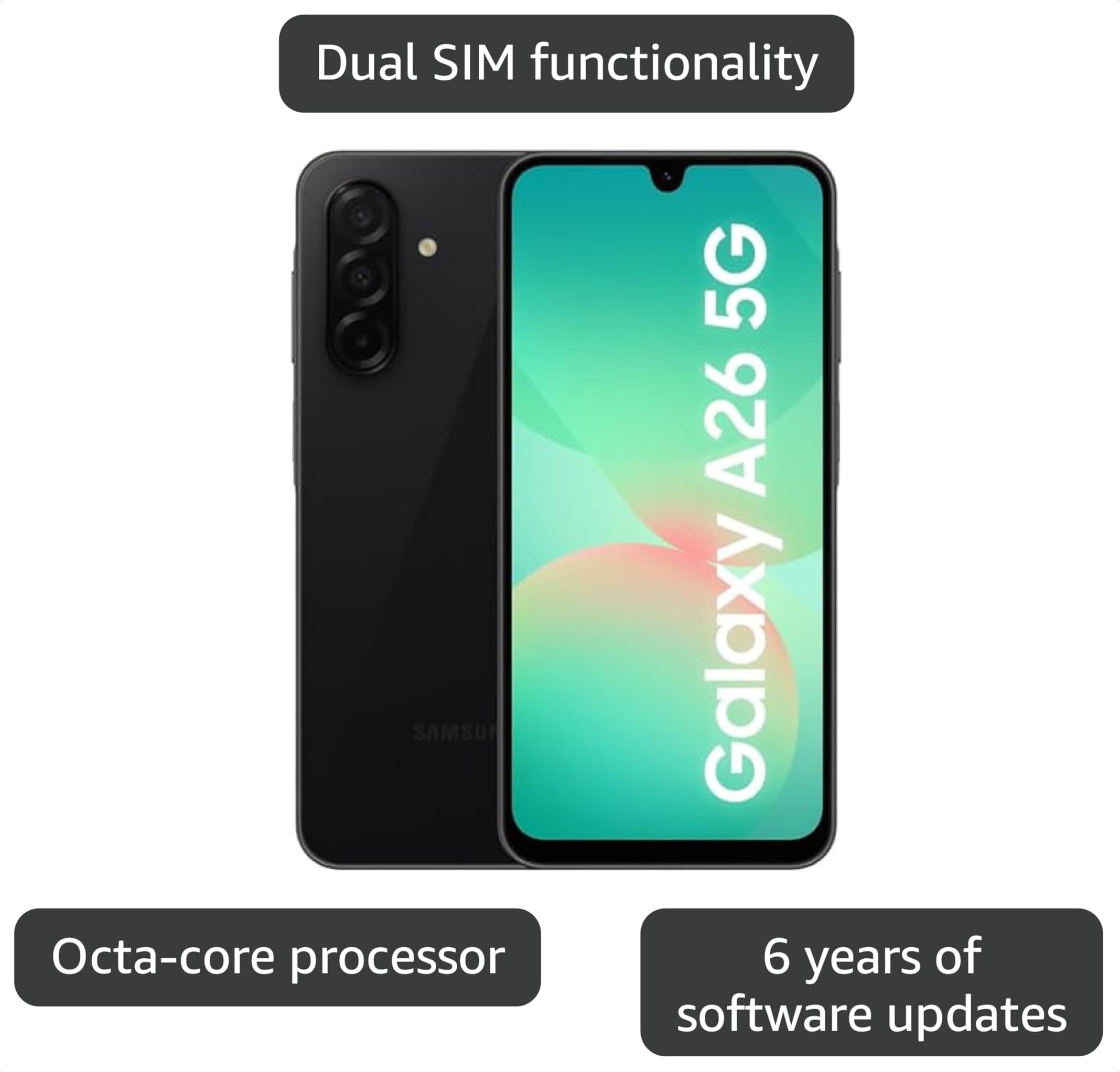 Amazon.com: SAMSUNG Galaxy A26 5G Ai (for Tmobile Mint Tello