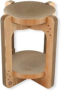 猫壱 バリバリボウルタワー 爪研ぎ ライトブラウン レギュラー