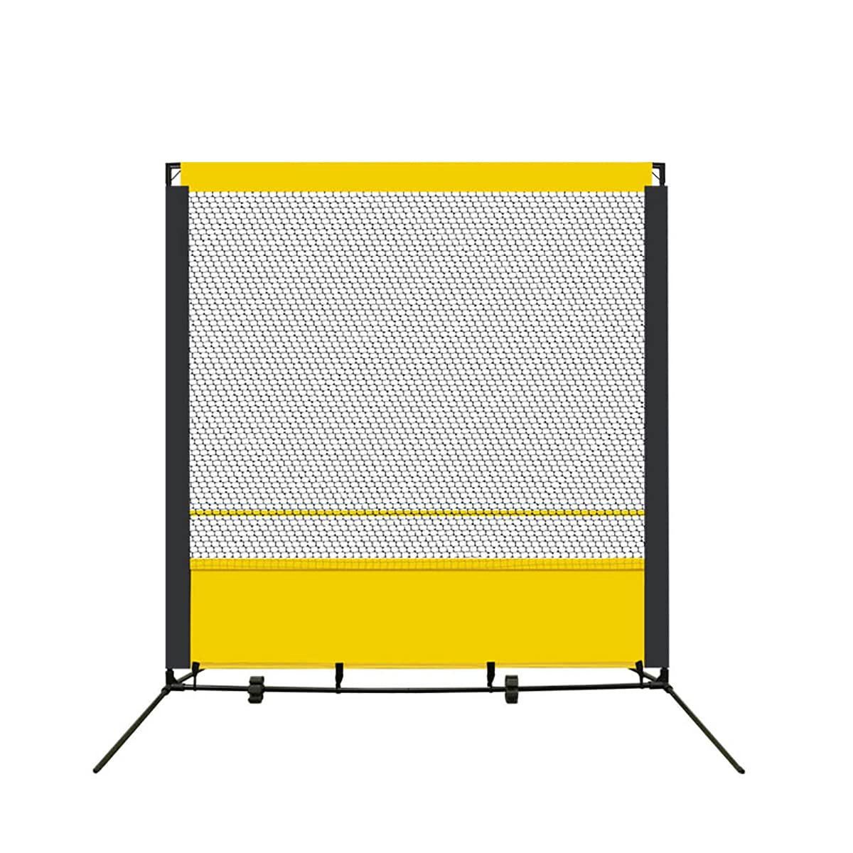 Rete da Rimbalzo da Tennis Portatile, per Allenamento da Tennis, per Attrezzature da Allenamento Indoor e Outdoor, Rete da Rimbalzo da Tennis, per Colpi da Fondo Campo e pallavolo (Dimensioni: 5,9x1