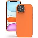 YATWIN Silicone Back Case for iPhone 11, Soft-Touch Phone Back Cover for Apple iPhone 11 - Orange gallery image