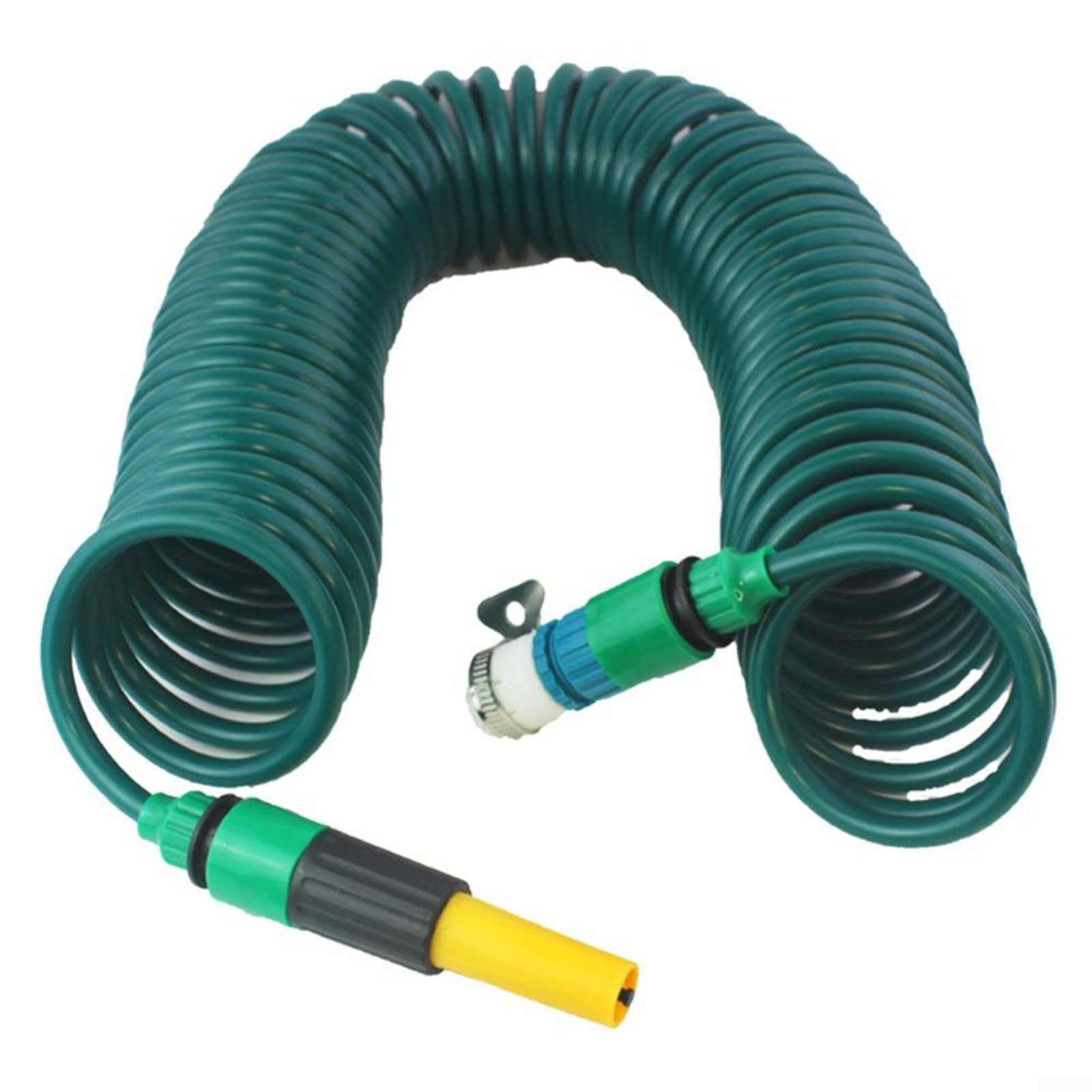 5M/10M/15M Retractable Coil Hose Garden Spray Water Spray Nozzle Garden Patio | Plant & Flower Watering Patio Decking Cleaning(5M)
